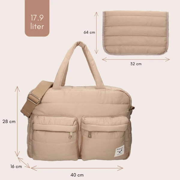 Kidzroom - Diaper bag Care Vienna Beige