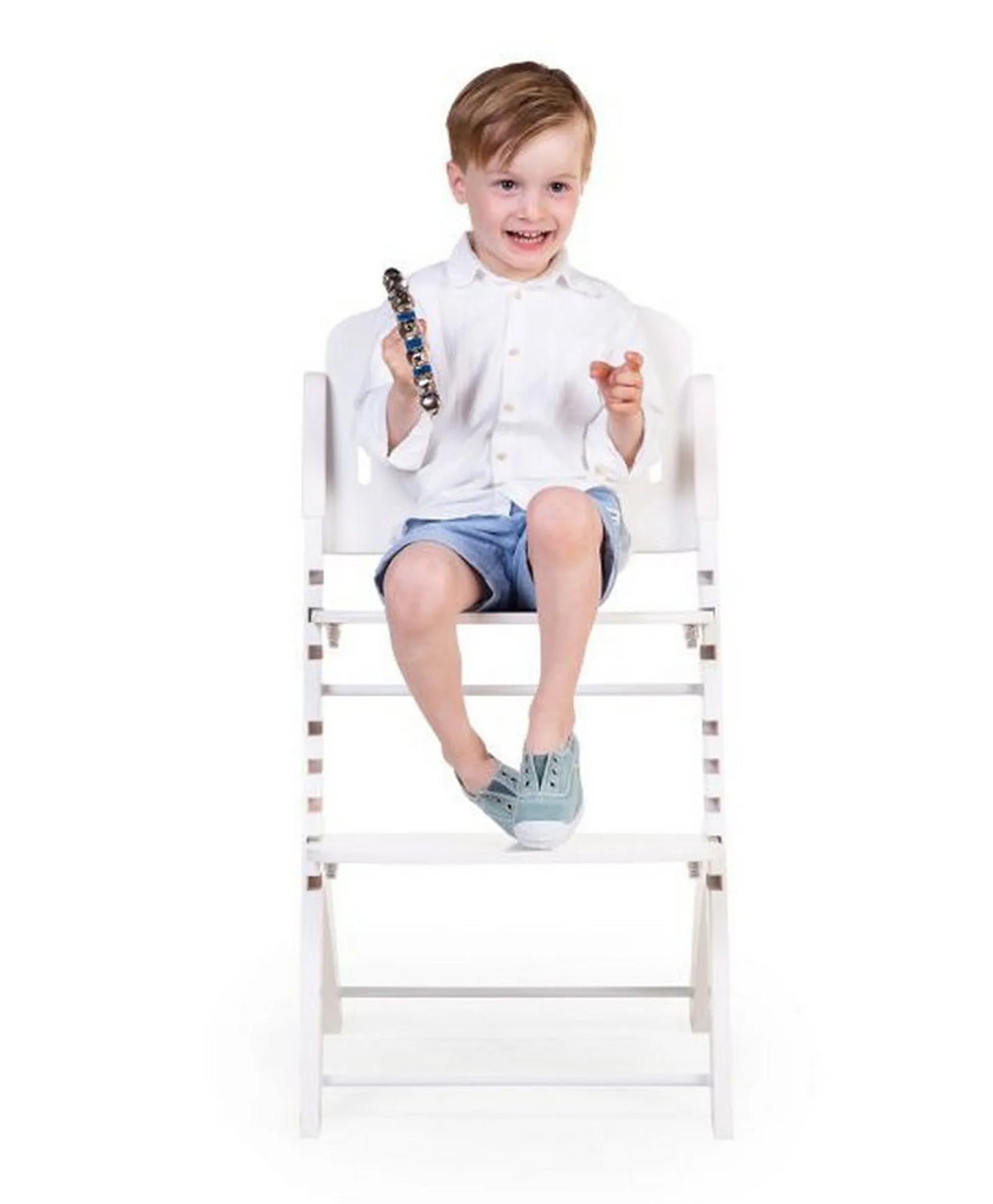 Childhome Evosit Stone White + Cushion Jersey Heart