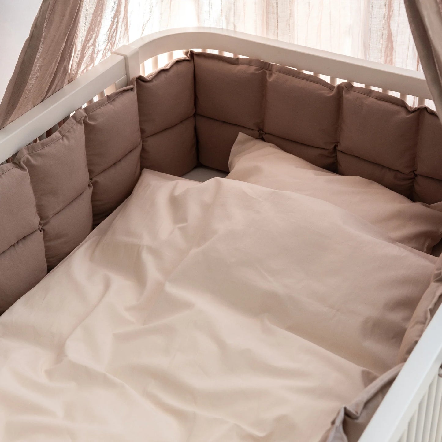 Sebra - Classic Bed linen, baby, birchbark rose