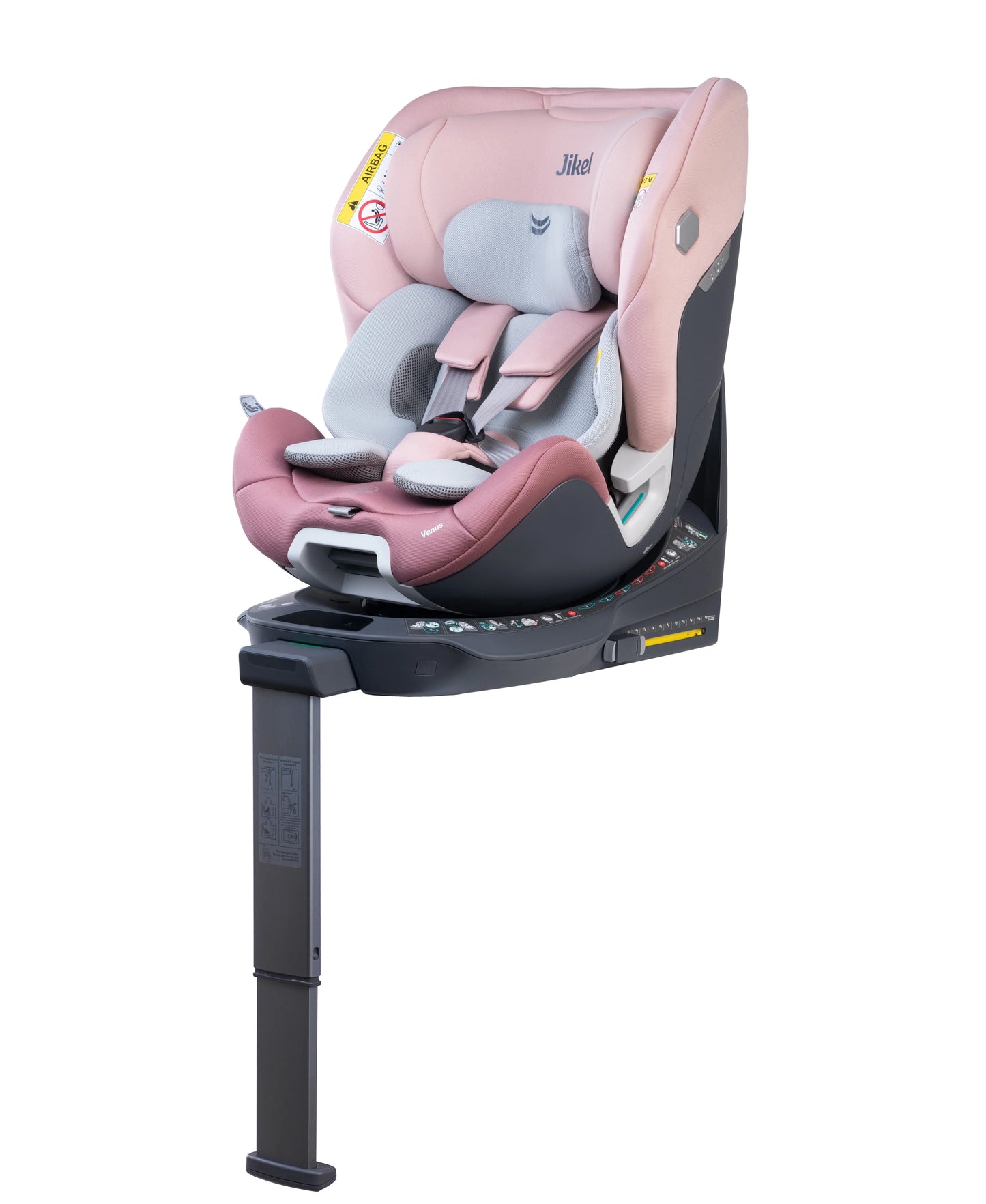 Jikel - Venus 360 I-Size Isofix Ventilated car seat - Pink