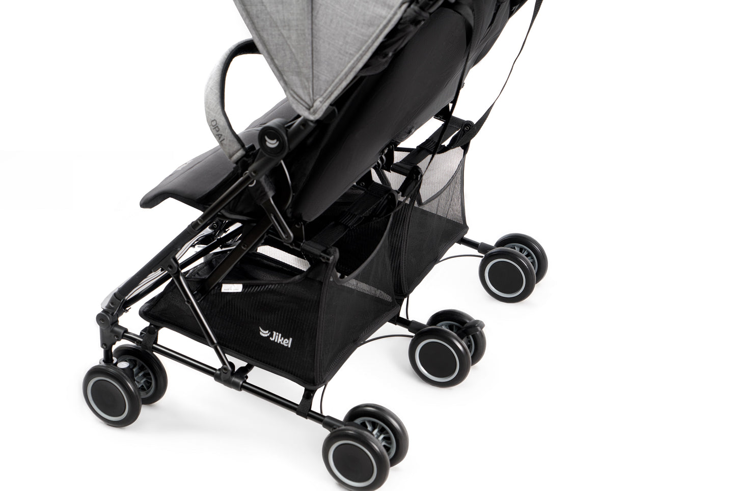 Opal Double Compact Stroller - Sapphire Grey