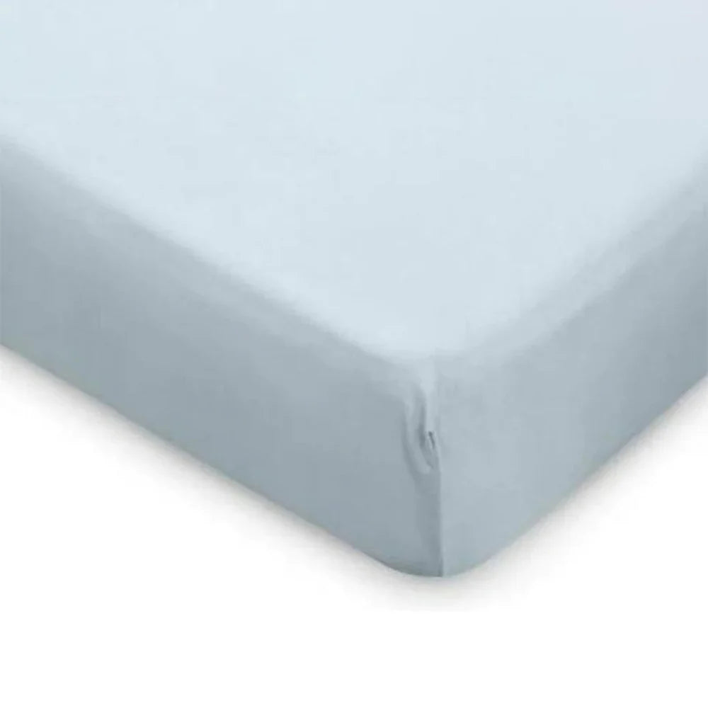 Boori - Universal Jersey Cotton Cot Fitted Sheet_BLUE