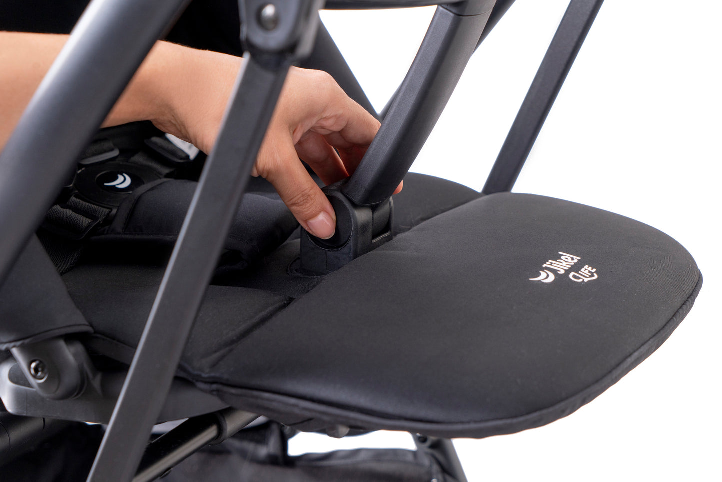 Jikel - Life 360 Reversible Compact Stroller - Black