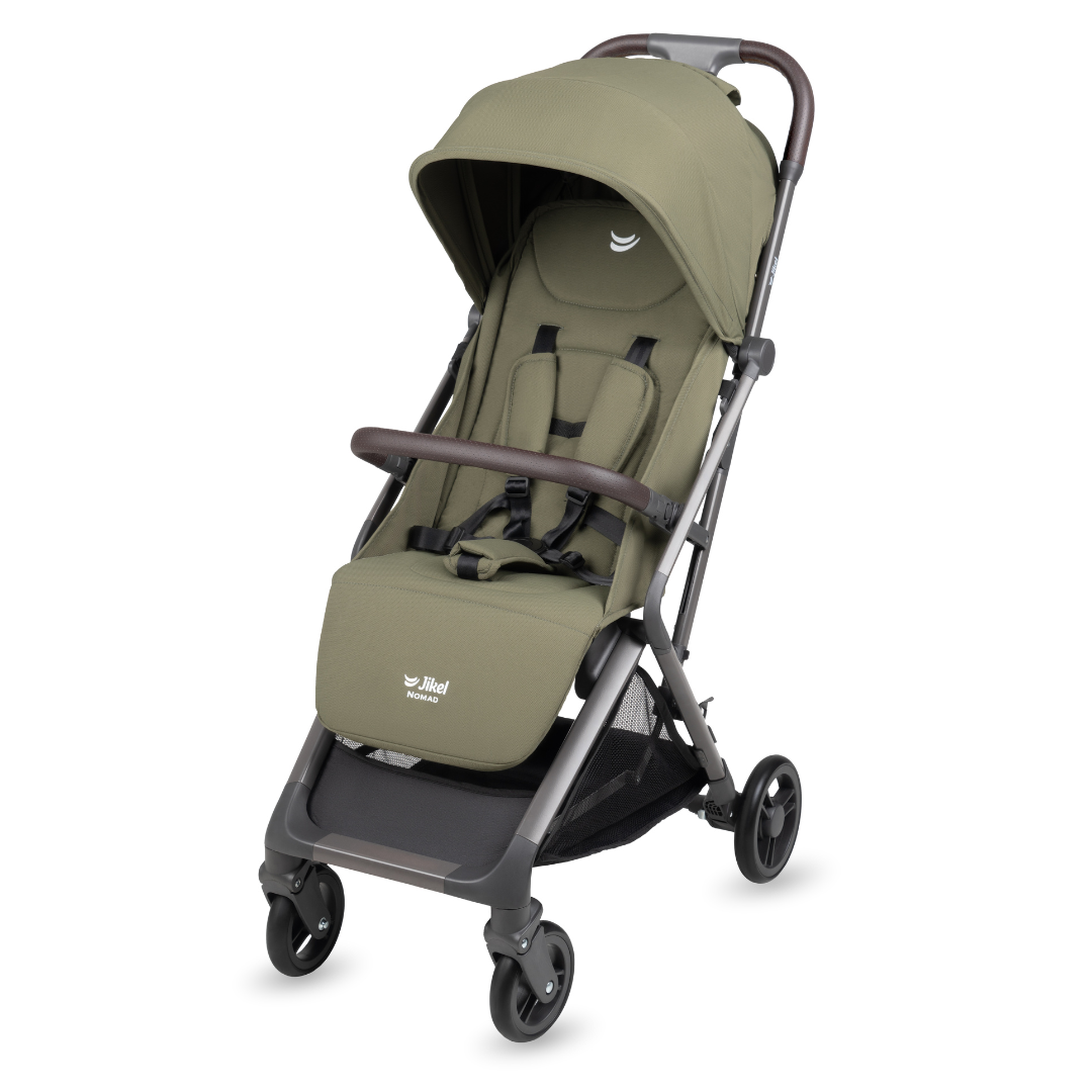 Jikel Nomad Auto Fold Compact Stroller Olive Green Jikel House