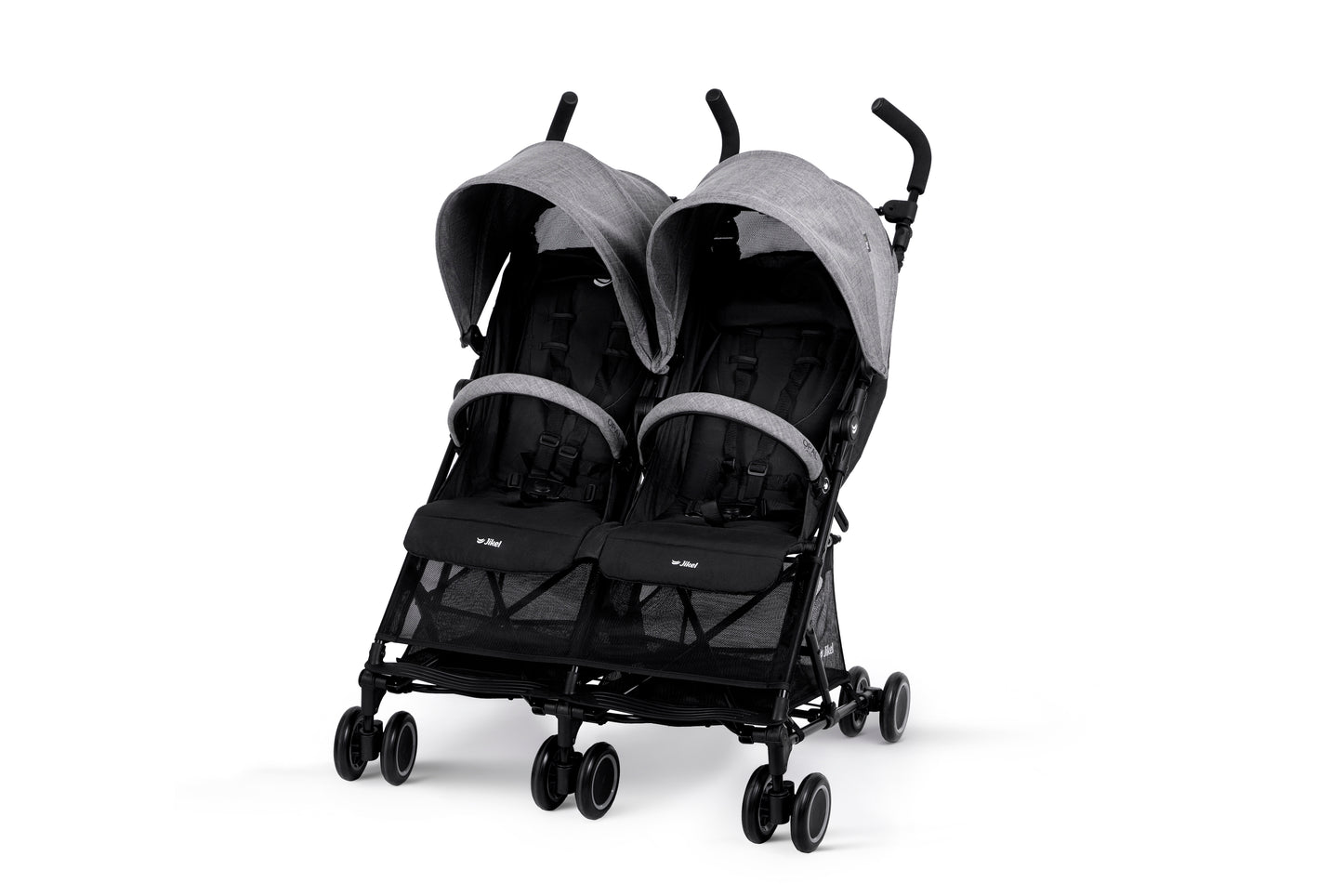 Opal Double Compact Stroller - Sapphire Grey