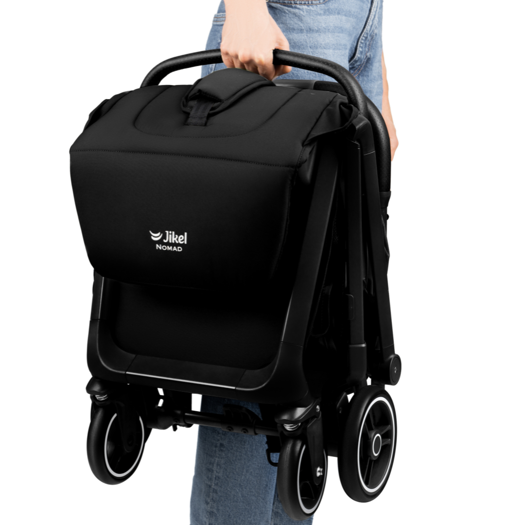 Jikel - Nomad Auto-Fold Compact Stroller - Onyx Black