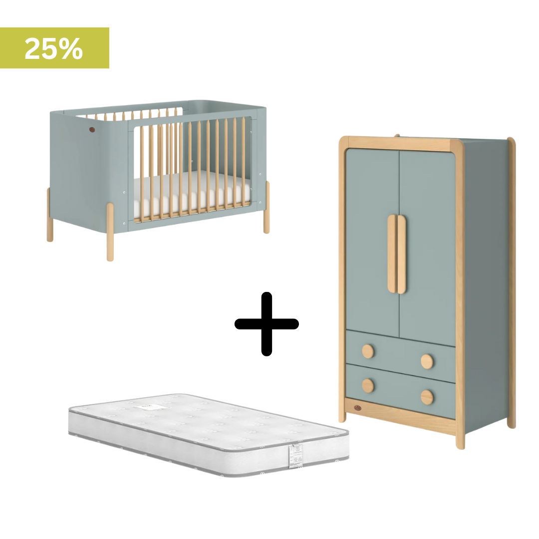 Boori - Nova 2 Piece Crib Set with Wardrobe