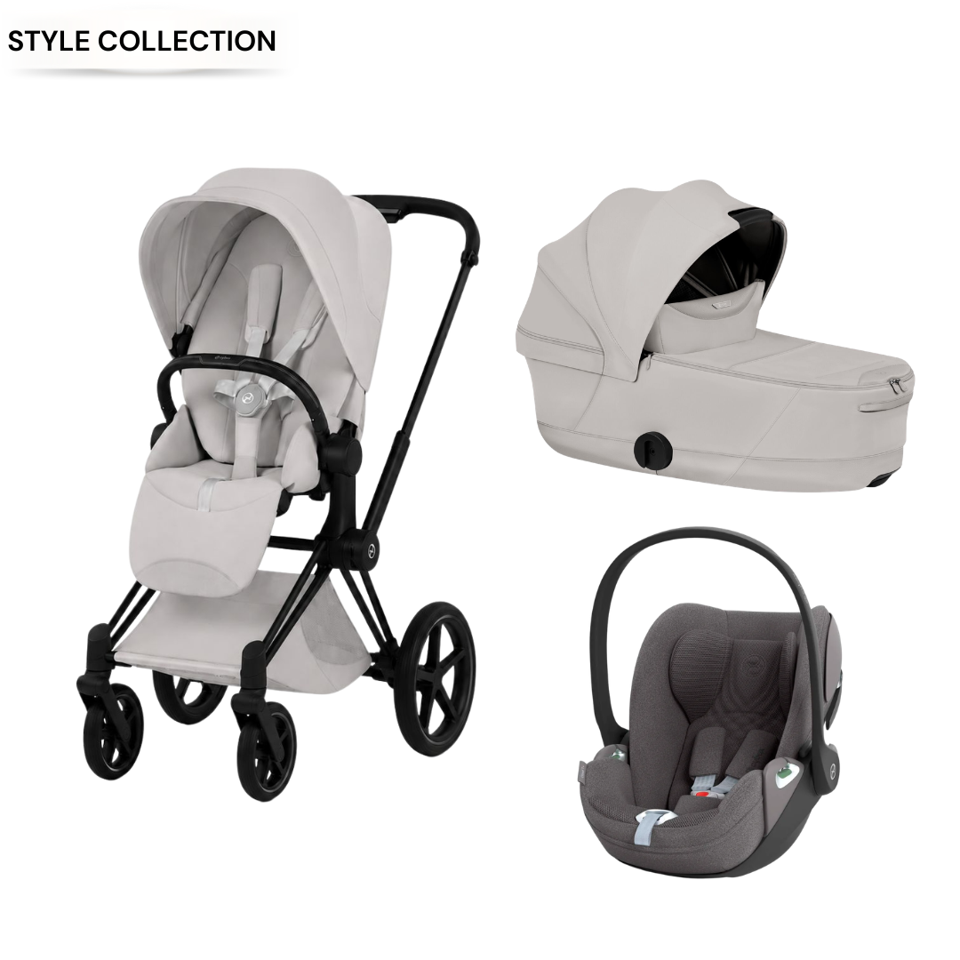 Cybex - Priam City Grey 3 Pcs Bundle - Style Collection