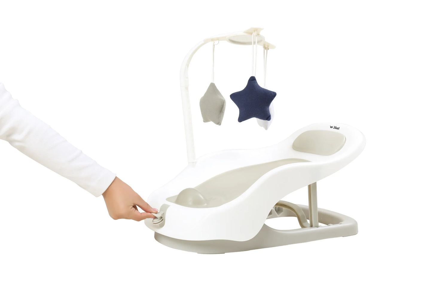 Jikel - Cloud Bathtub & Scrub Bath Booster Chair - Grey