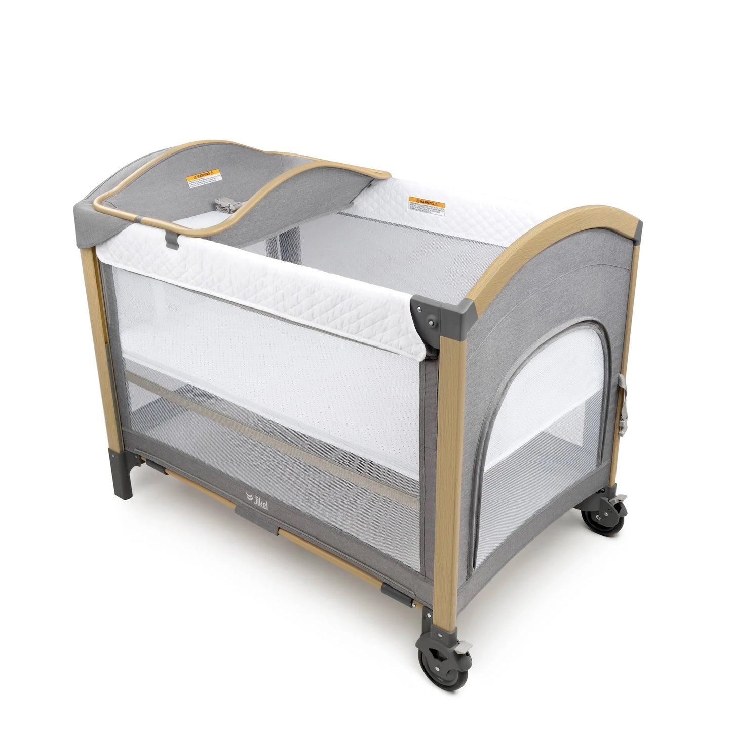 Jikel - Pole Co-sleeper & Playpen - Birchwood