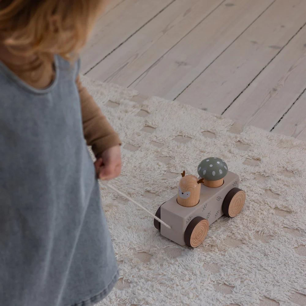 Sebra - Pop-up Pull-along toy - Wooden - Woodland