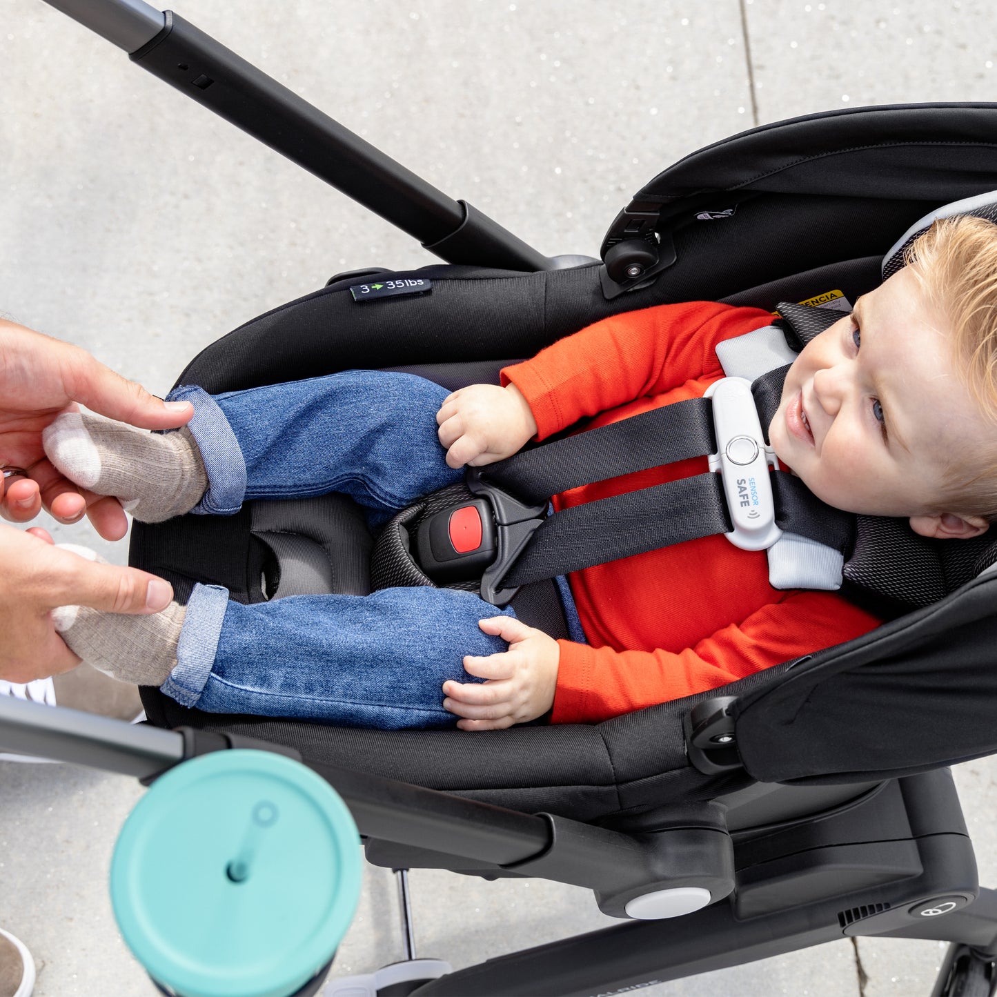 Evenflo - Shyft DualRide Infant Car Seat and Stroller Combo - Beaufort Black