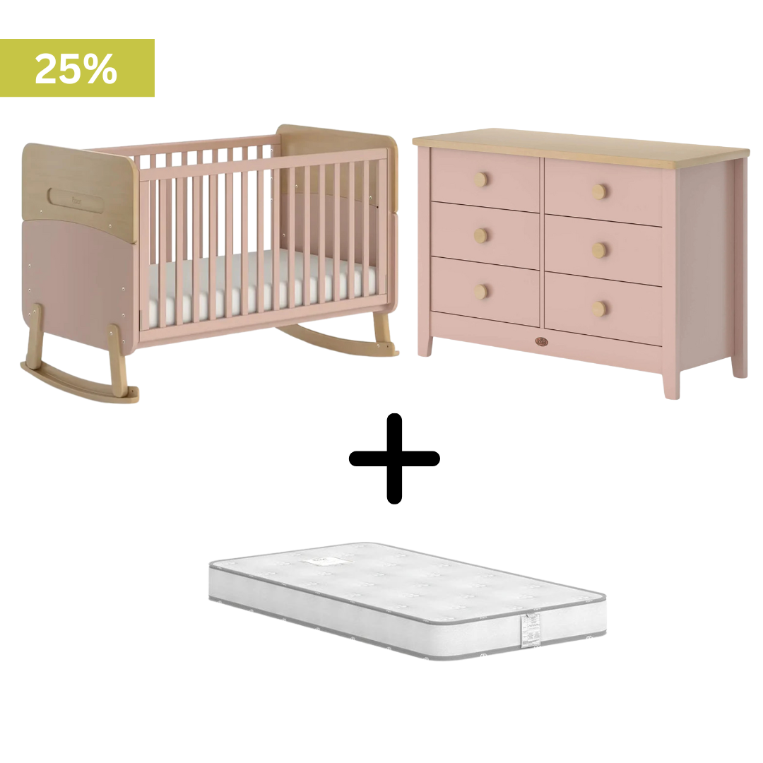 Boori - Neat 2 Piece Crib Set with 6 Chest of Drawer
