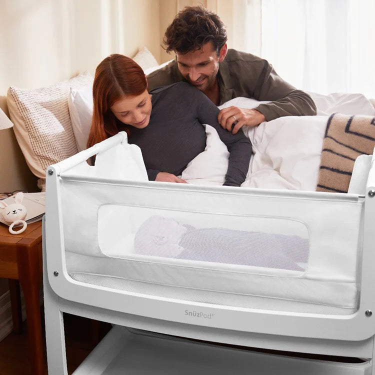 Snuz - SnuzPod4 Bedside Crib - White