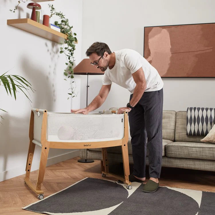 Snuz - SnuzPod Studio Bedside Crib - Stockholm/Natural