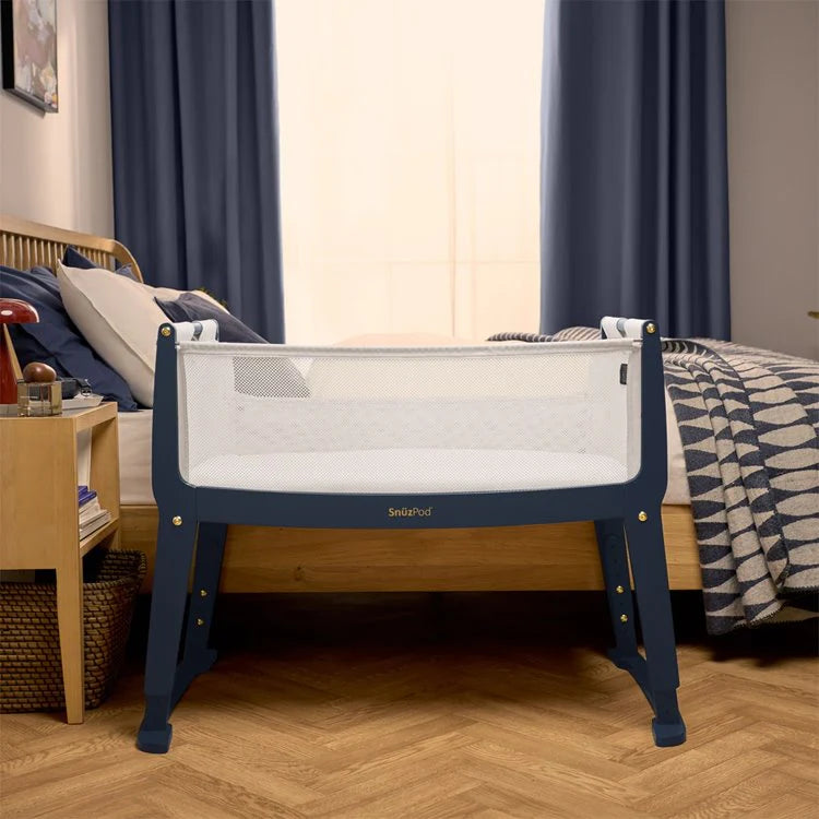 Snuz - SnuzPod Studio Bedside Crib - London/Navy