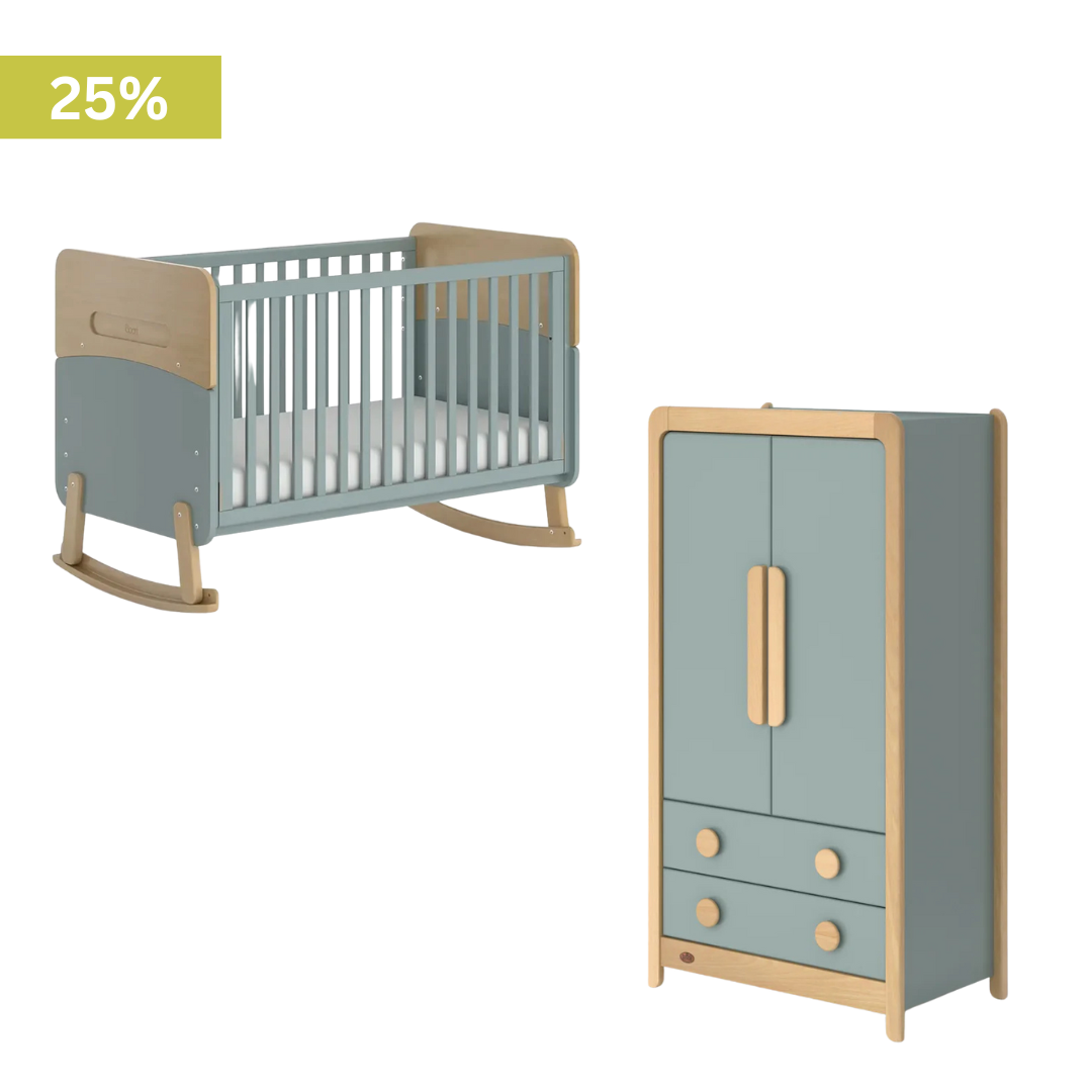 Boori - Neat 2 Piece Crib Set with Wardrobe