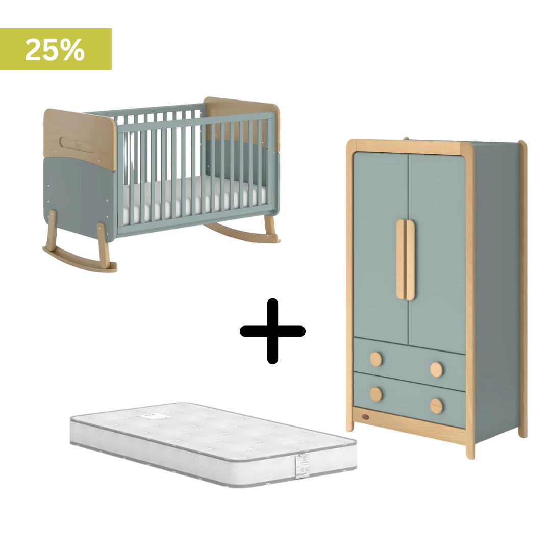 Boori - Neat 2 Piece Crib Set with Wardrobe
