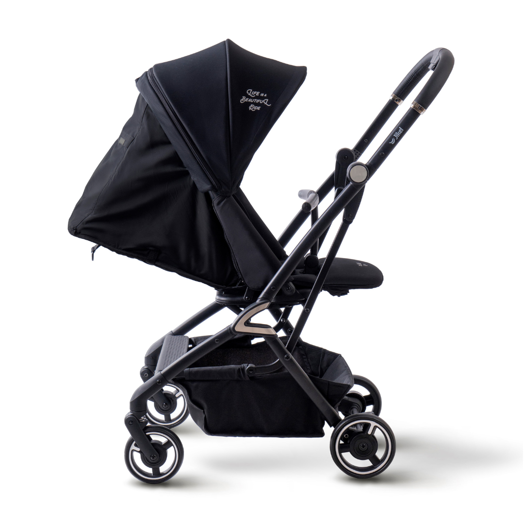 Jikel - Life 360 Reversible Compact Stroller - Black