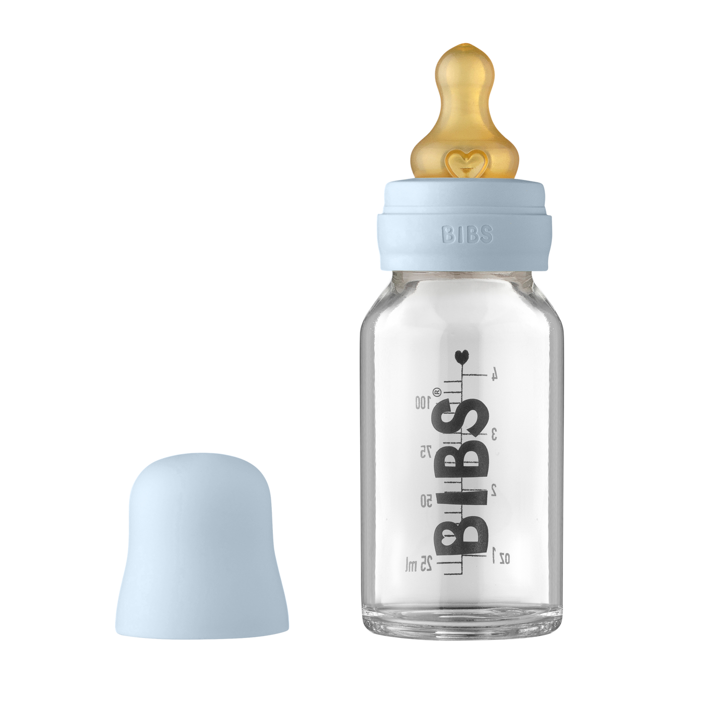 Bibs - Baby Feeding Bottle - Baby Blue - 110 ml