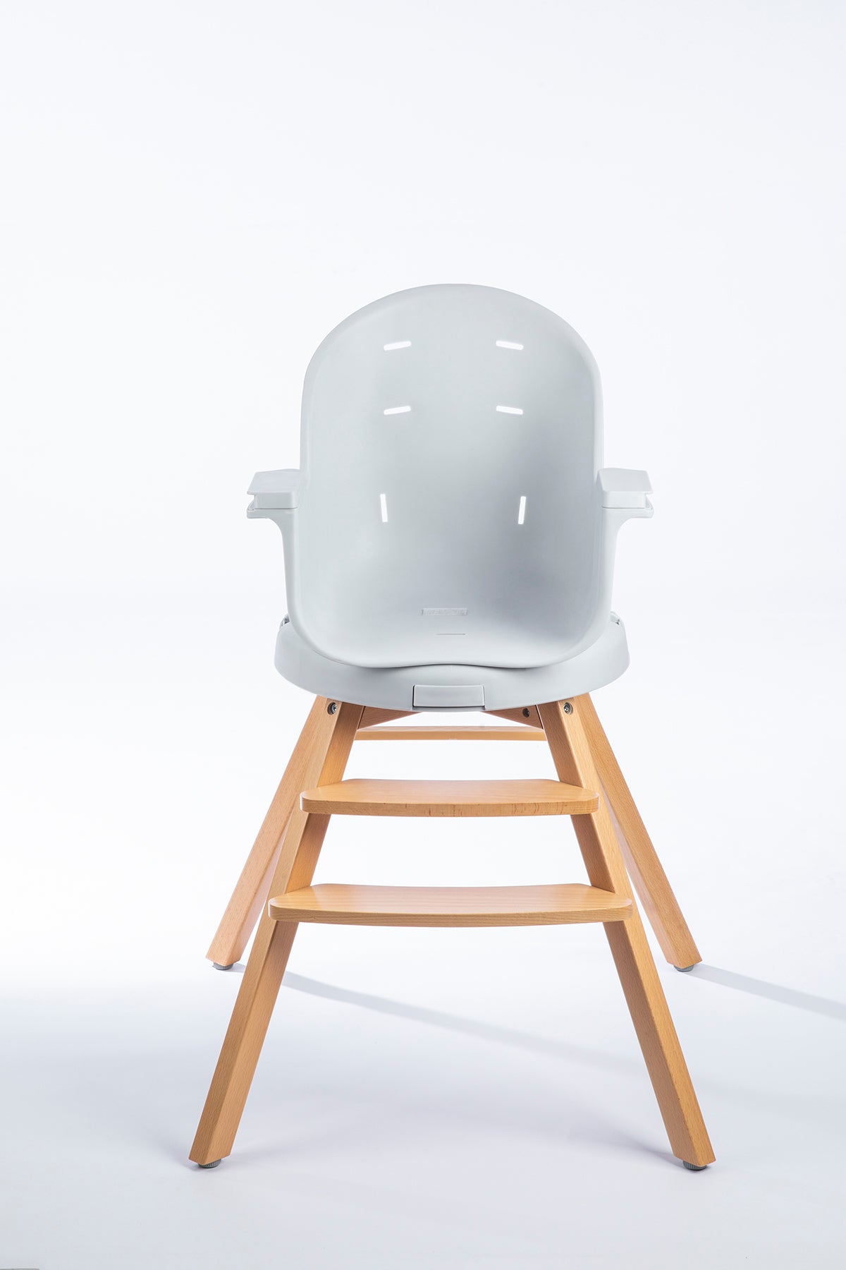 Jikel - Bibz 360 Rotating Wooden Highchair - Charcoal