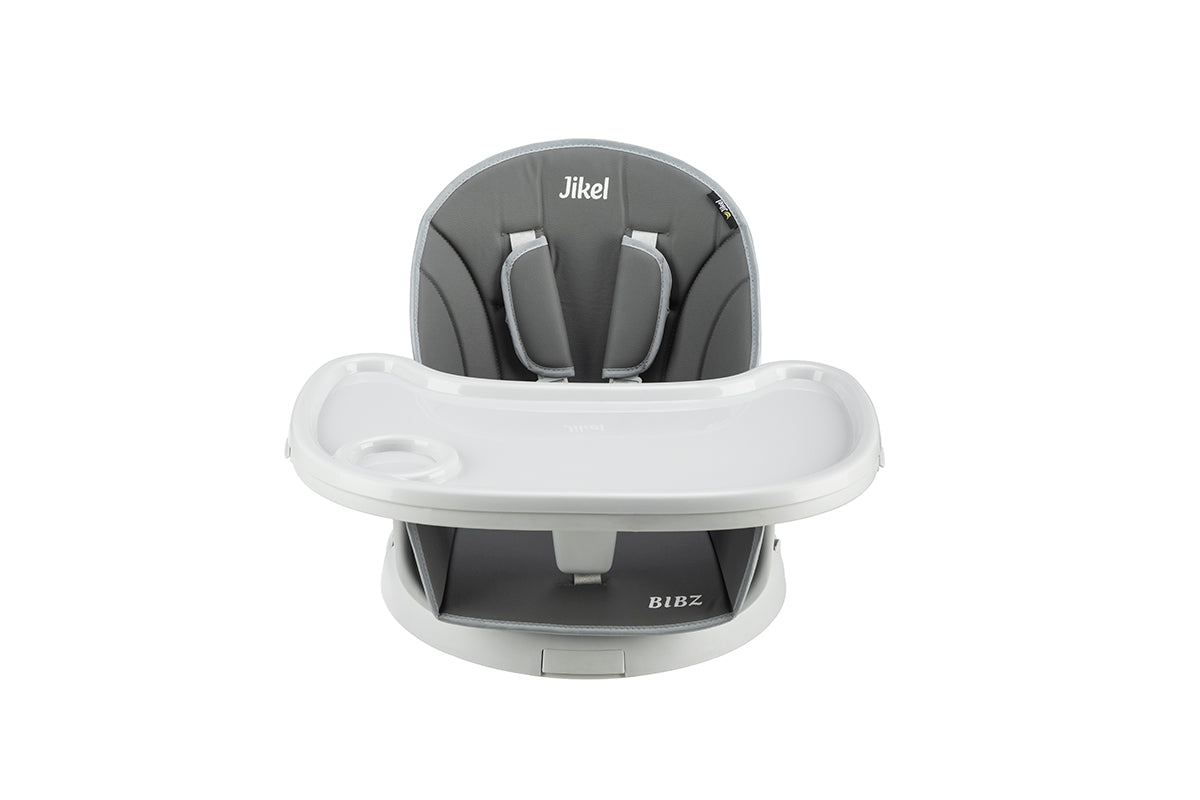 Jikel - Bibz 360 Rotating Wooden Highchair - Charcoal