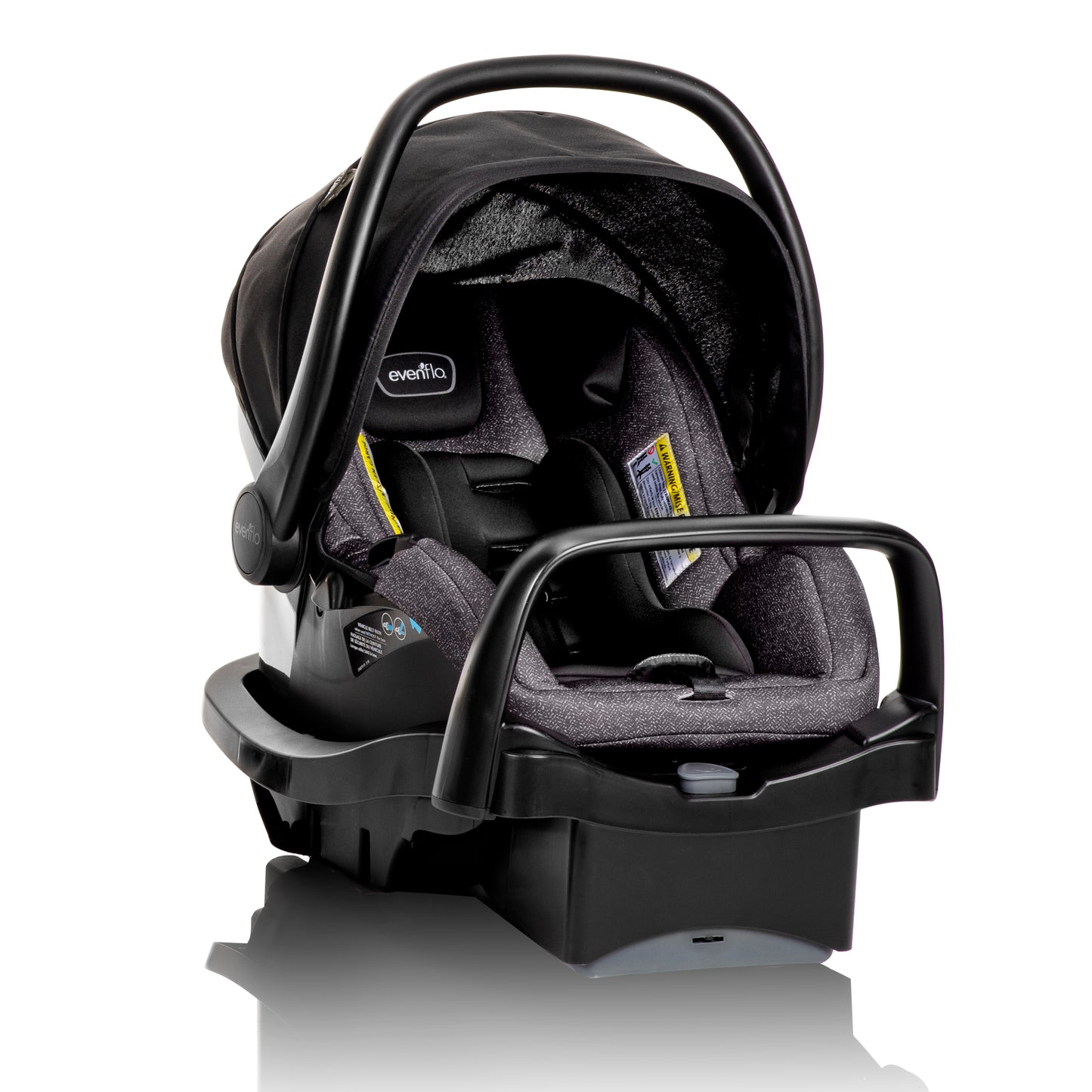 Evenflo - Pivot Modular Travel System with LiteMax Infant Car Seat - Casual Gray