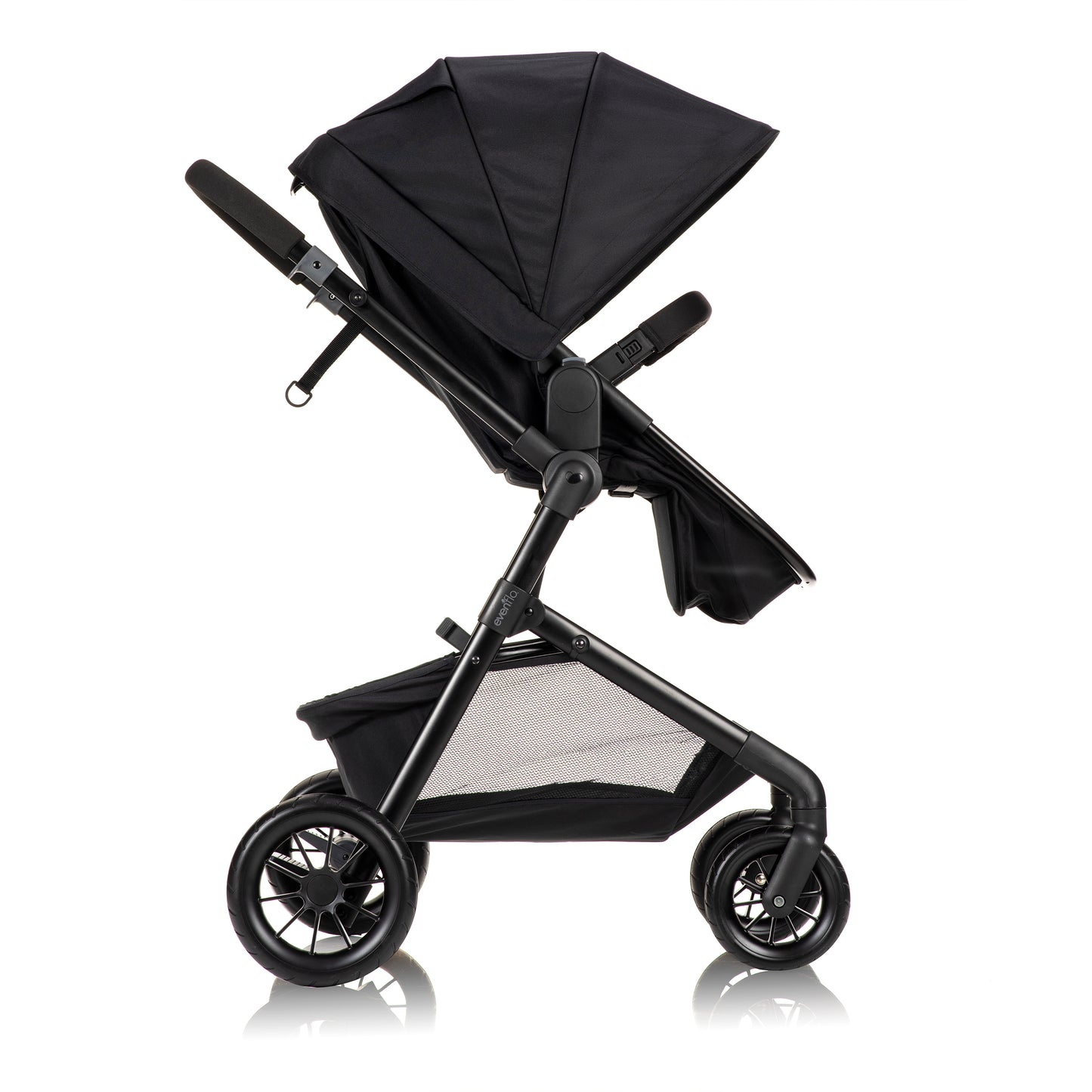 Evenflo - Pivot Modular Travel System with LiteMax Infant Car Seat - Casual Gray