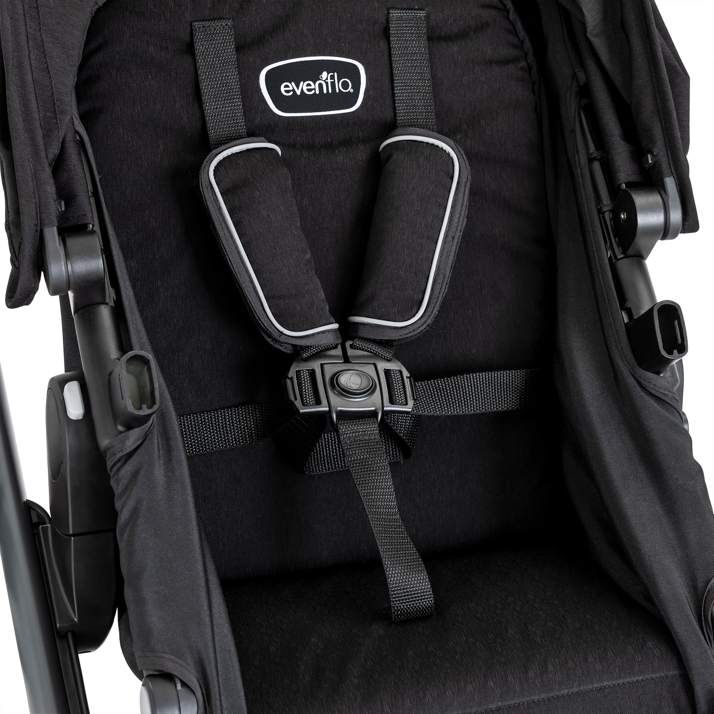 Evenflo - Pivot Xpand Modular Travel System with LiteMax Infant Car Seat - Ayrshire Black