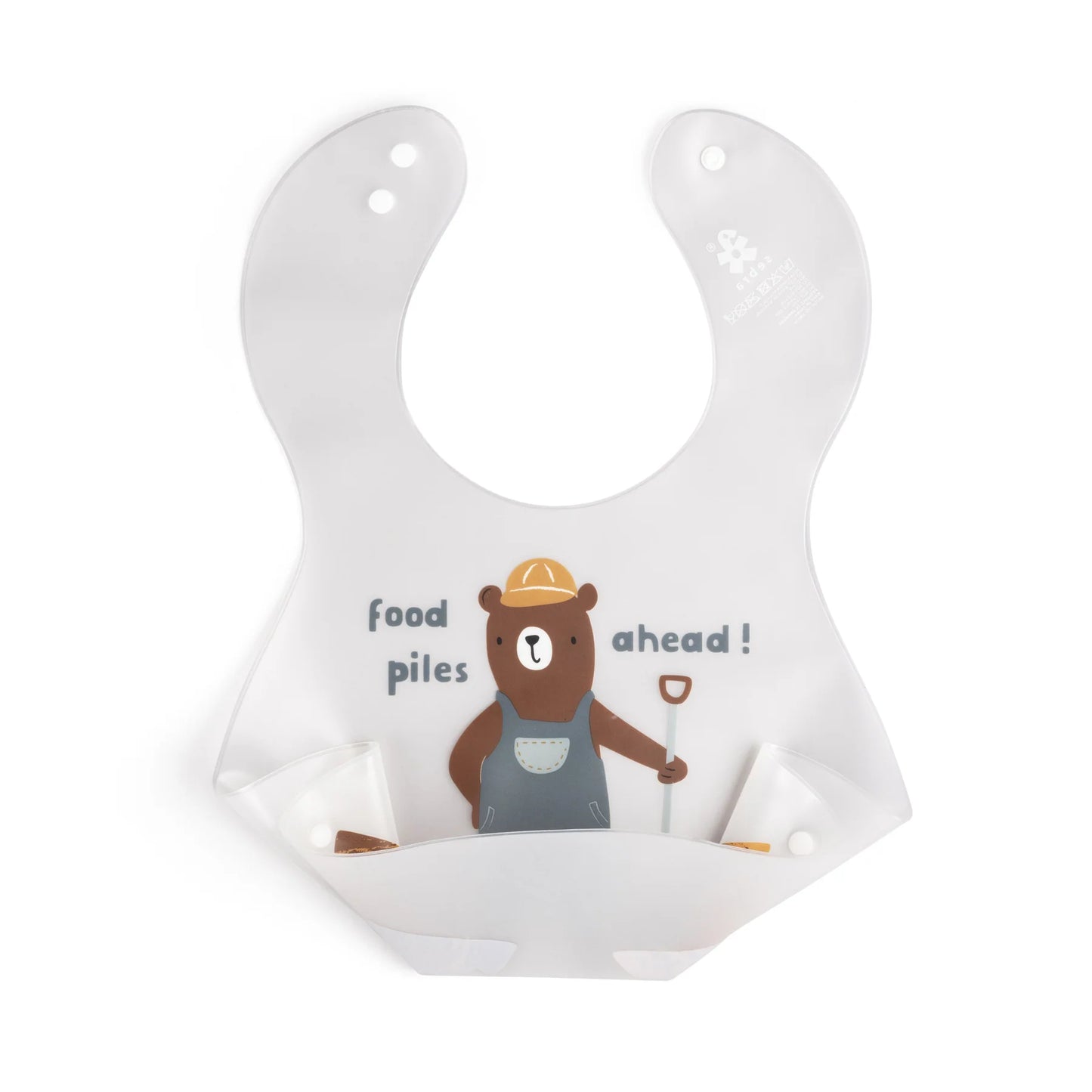 Sebra - Bib, printed 2 pcs - Busy Builders