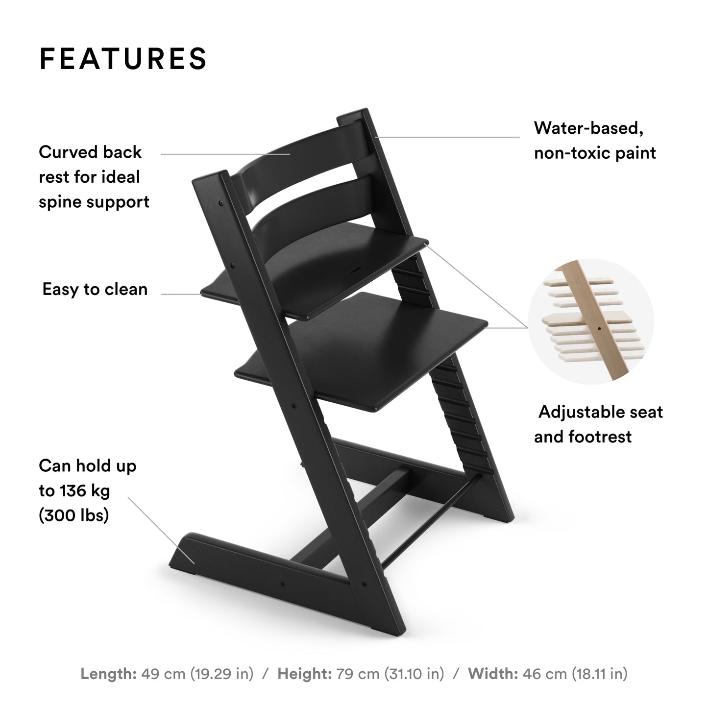 Stokke - Tripp Trapp Chair Black