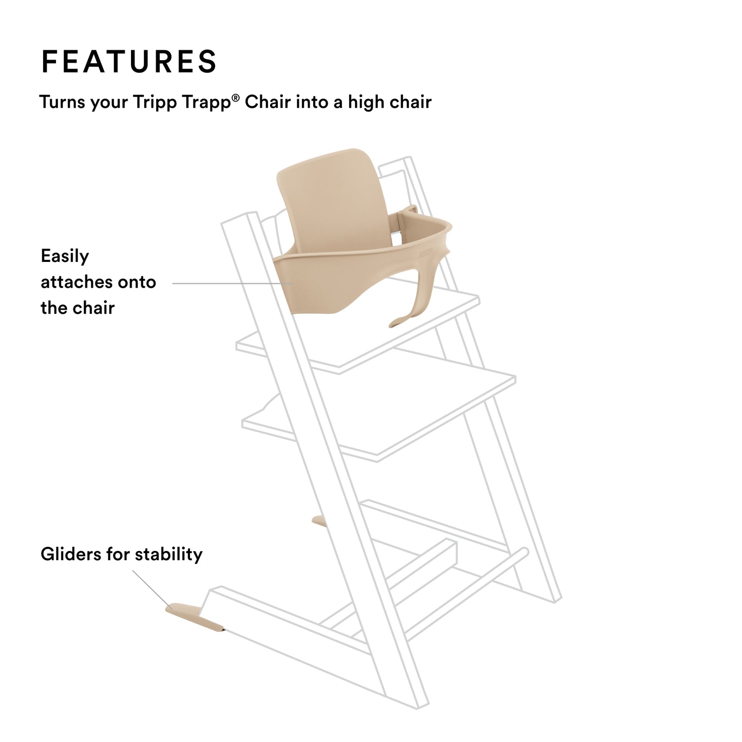 Stokke - Tripp Trapp Baby Set Natural