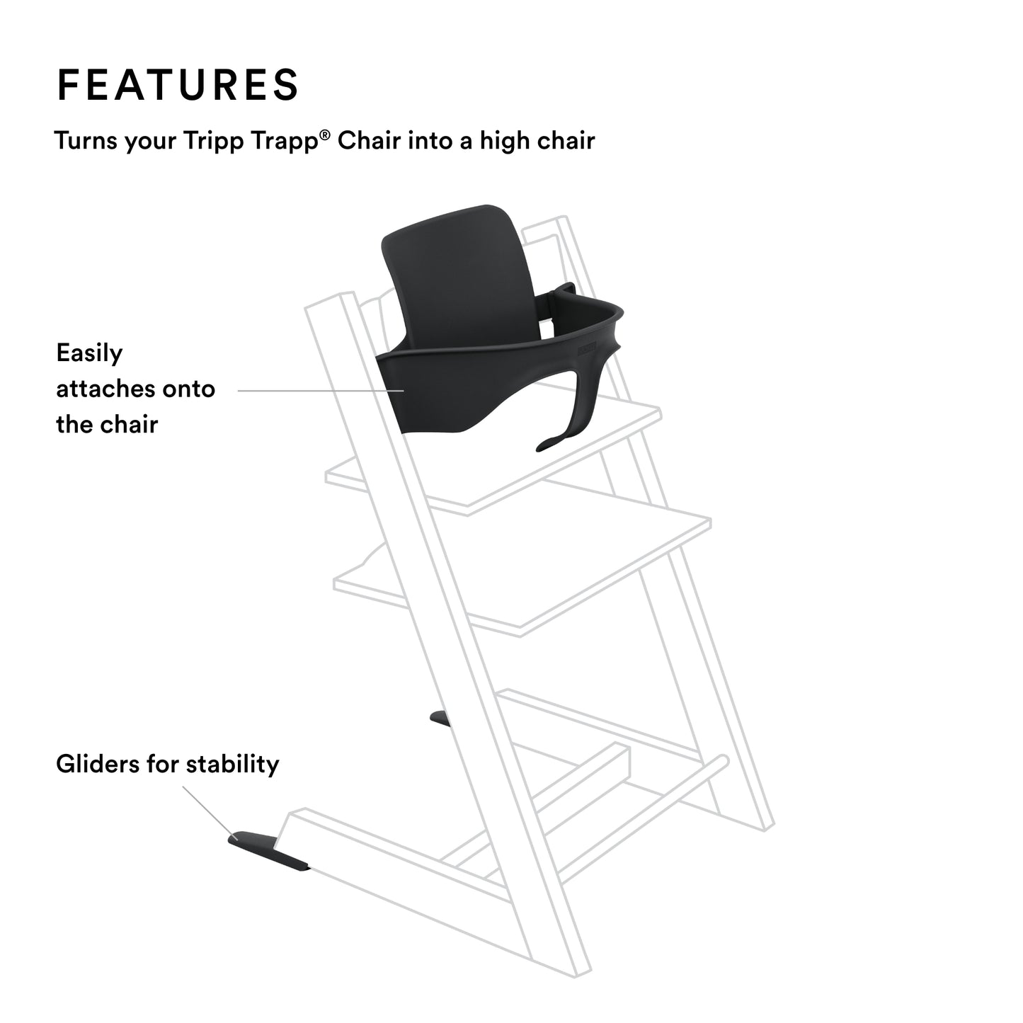 Stokke - Tripp Trapp Baby Set Black
