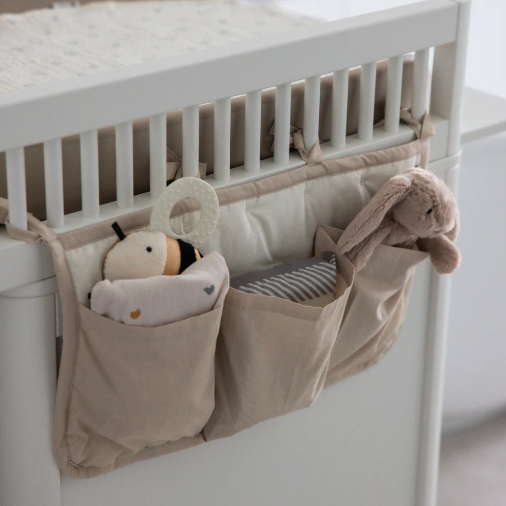 Sebra - 3-Pocket Nursery Organizer - Morning Beige