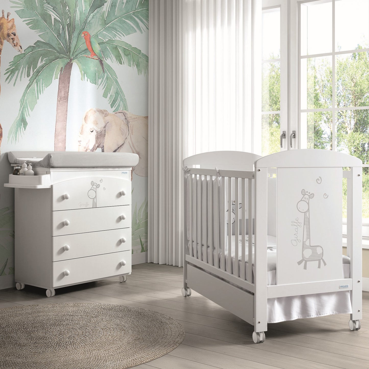 MICUNA - 120X60 COT SABANA WHITE