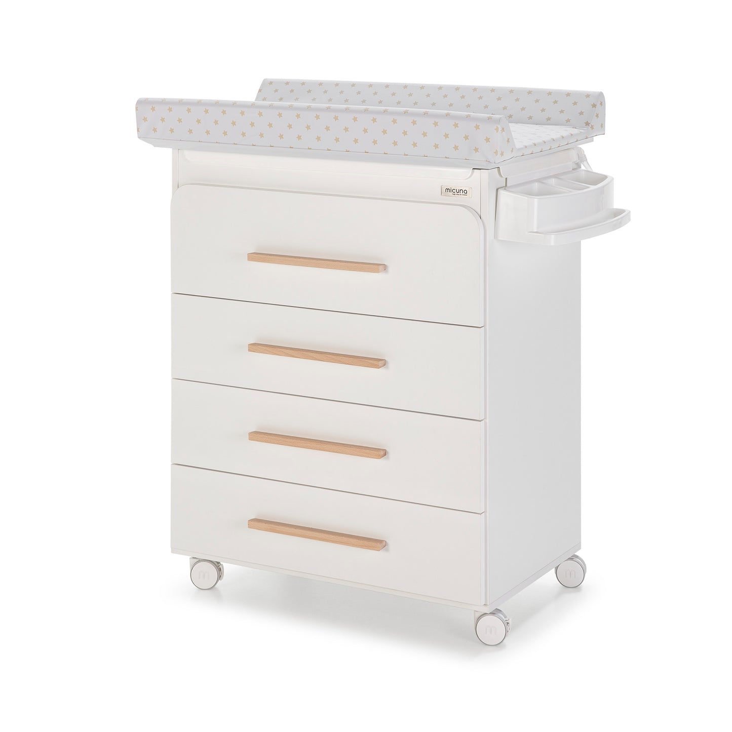 MICUNA - BABYBATH B-1960 TREVI WHITE / NATURAL WAX/ BEIGE STARS ( Display Piece)