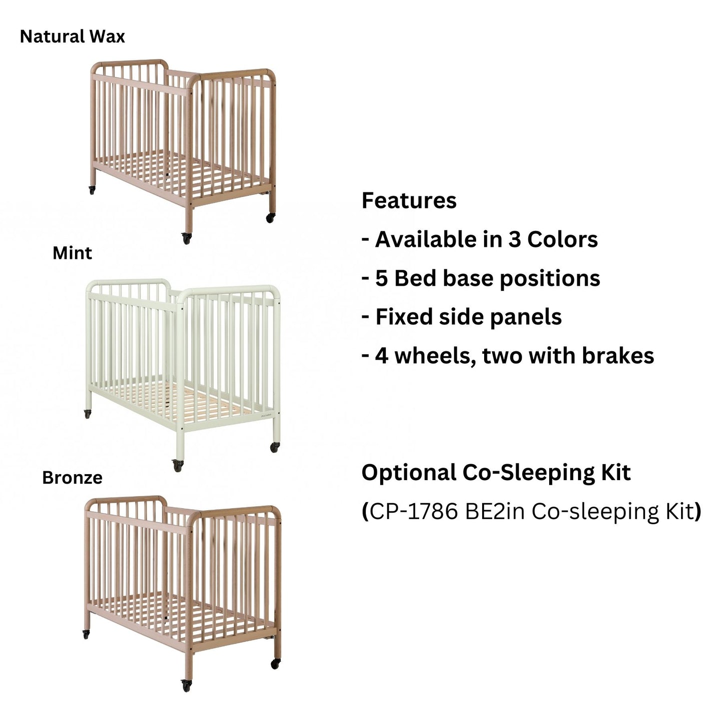 MICUNA - MERI NATURAL WAX COT 120 X 60