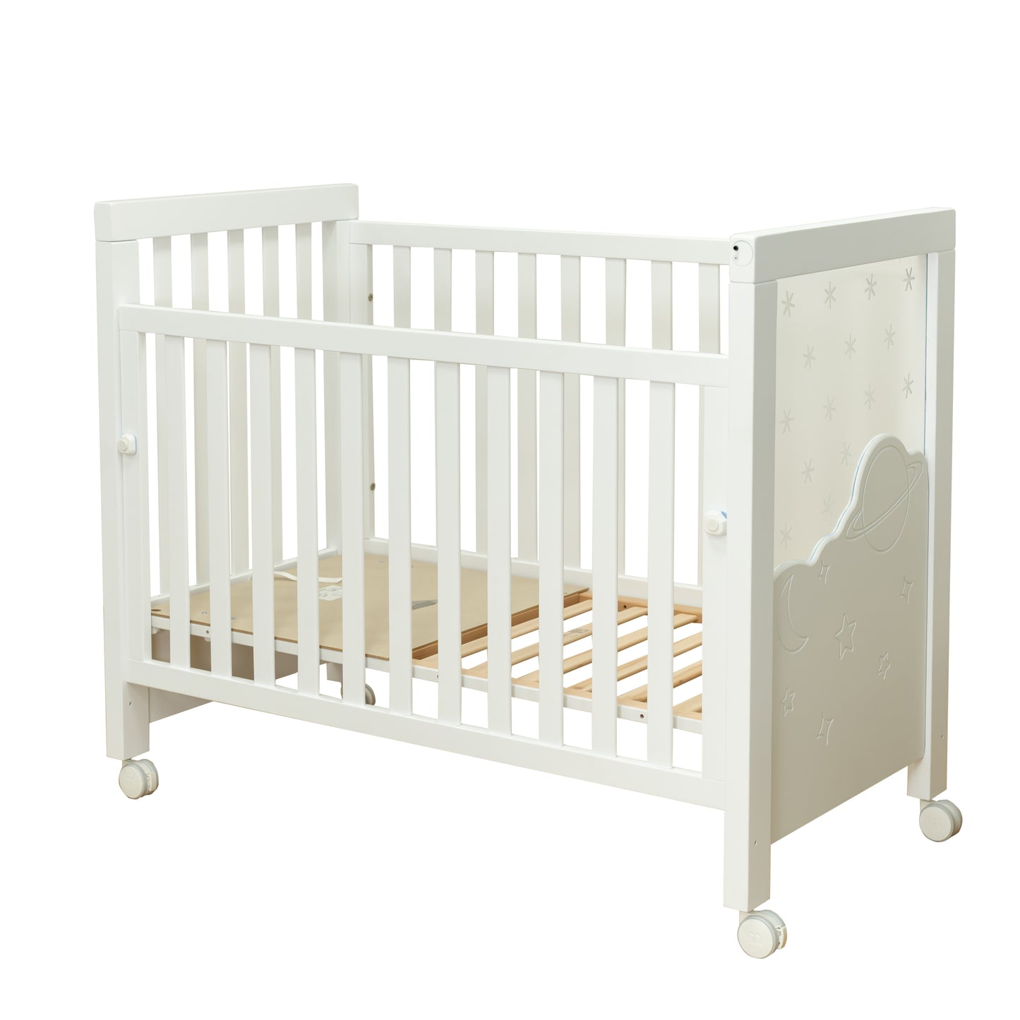 MICUNA - DOLCE MAGIC WHITE COT 120 X 60