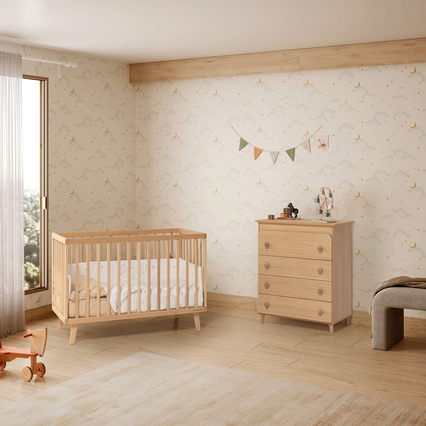 Micuna - MENCIA COT 120X60 WOOD