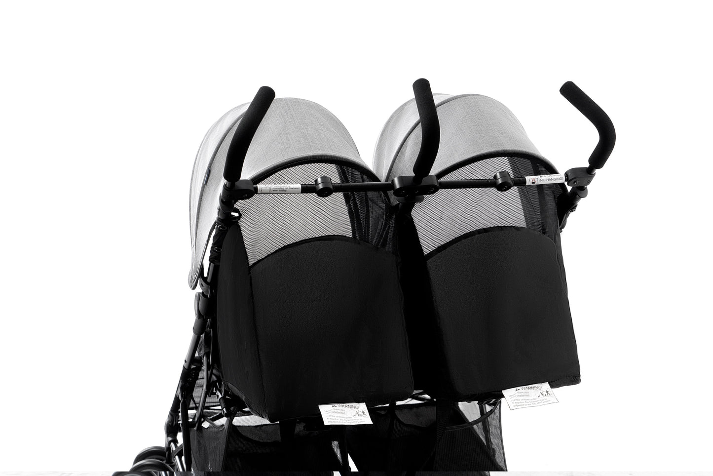 Opal Double Compact Stroller - Sapphire Grey