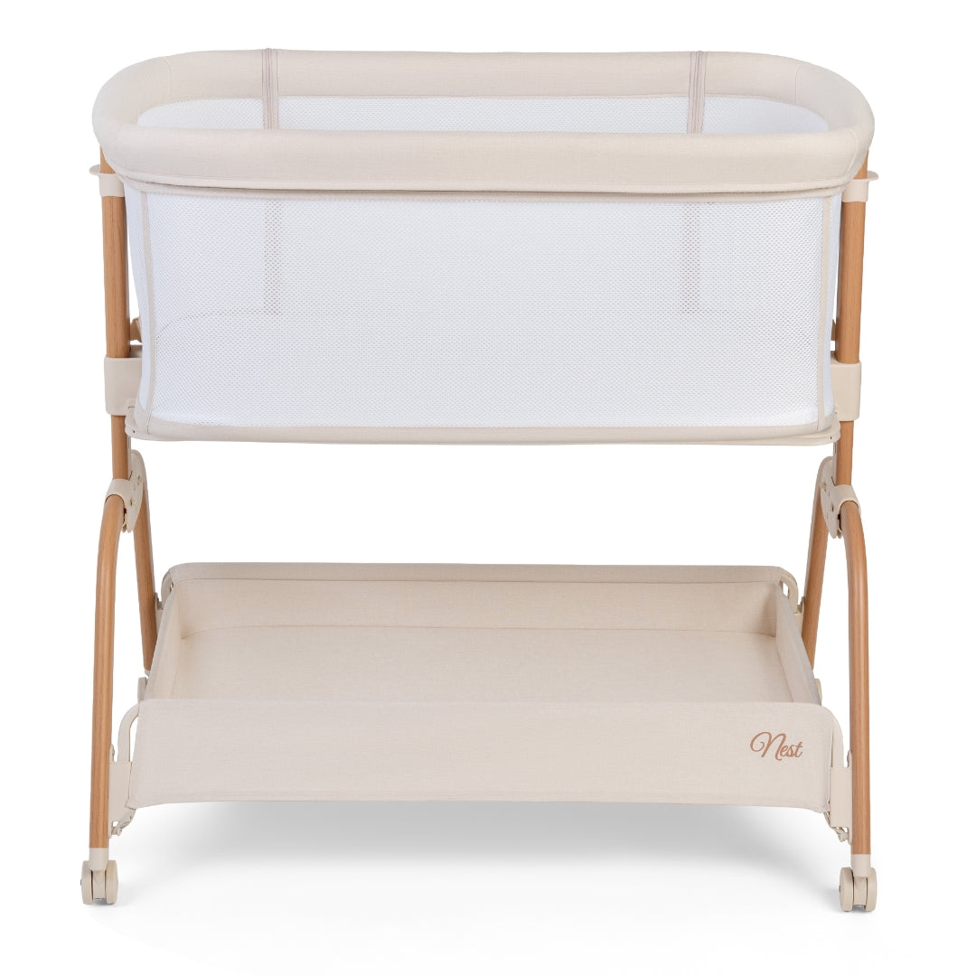 Jikel - Nest Co-sleeper Bedside Crib - Soft Beige