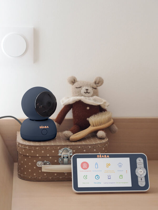 Beaba - Baby 2T Video Baby Monitor Zen Premium Night Blue