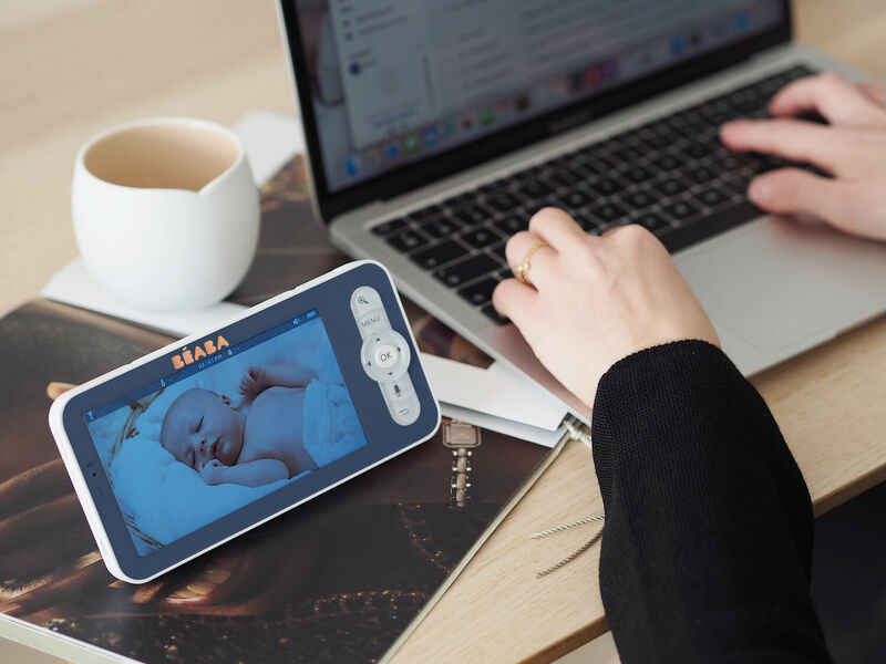 Beaba - Baby 2T Video Baby Monitor Zen Premium Night Blue