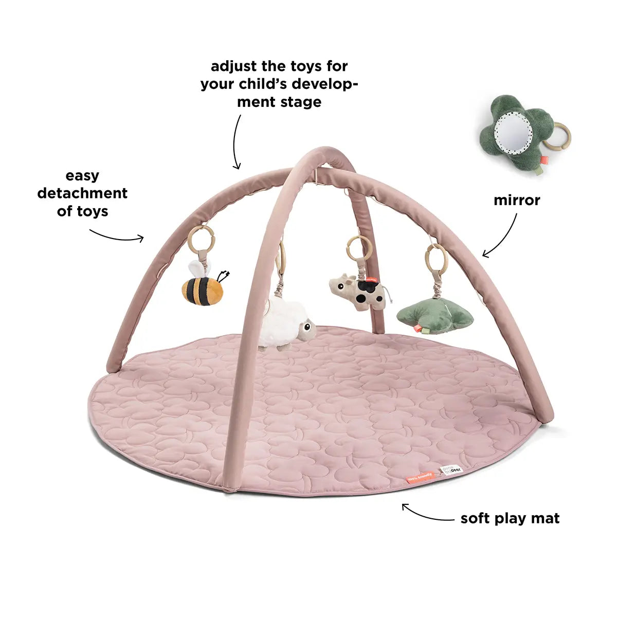 Done By Deer - Activity Play Mat Tiny Farm Powder