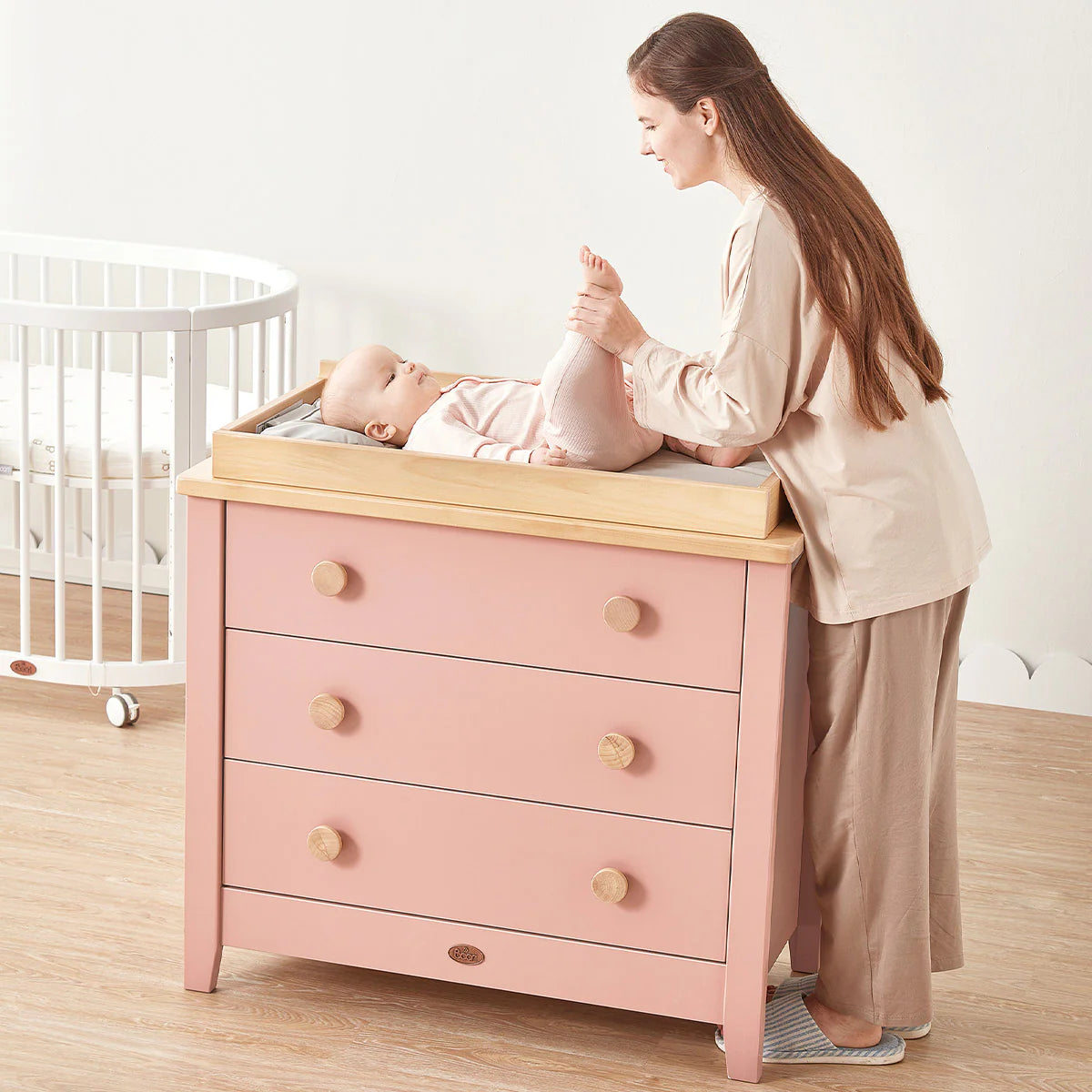 Boori - Soft Lux Change Pad_Grey