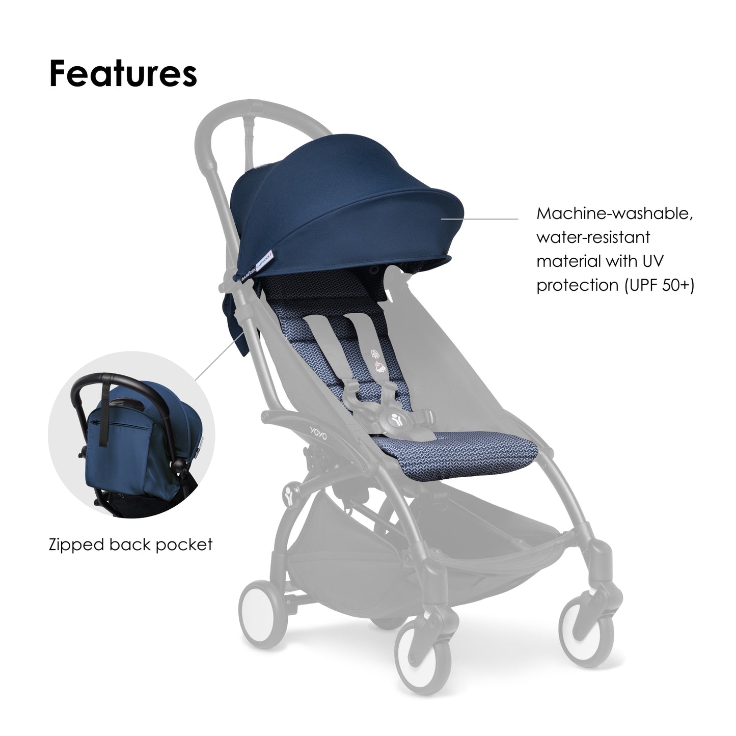 Babyzen - YOYO Color Pack 6+ Special Edition Air France Blue