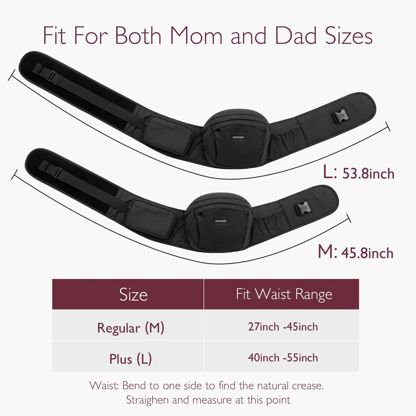 Momcozy - Hip Carrier -Original 3D Belly Protector for C-Section Mom