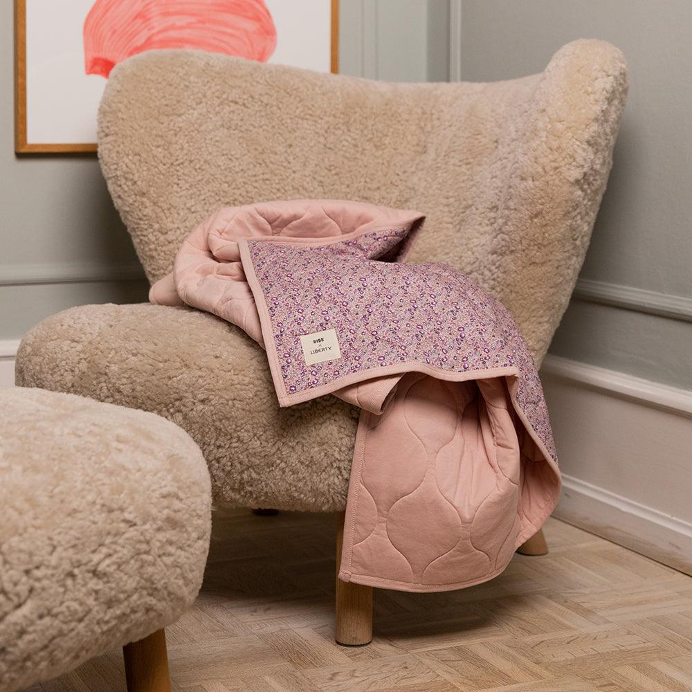 BIBS - Liberty Quilted Blanket Eloise Blush