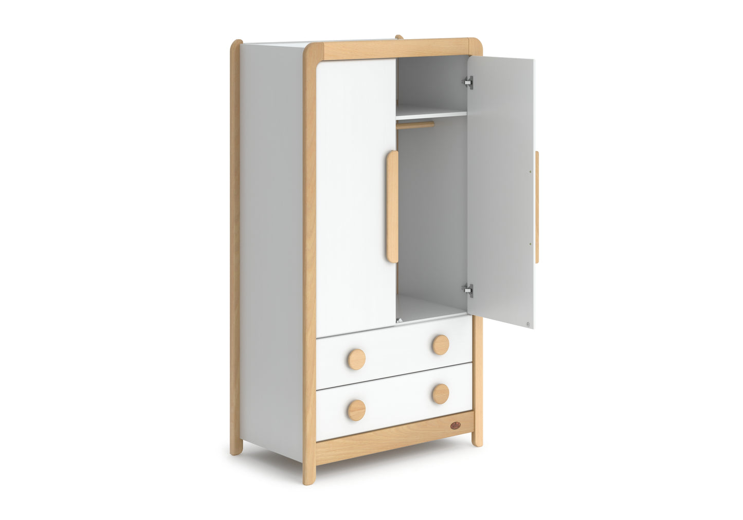 Boori - Byron Wardrobe_Barley White and Beech