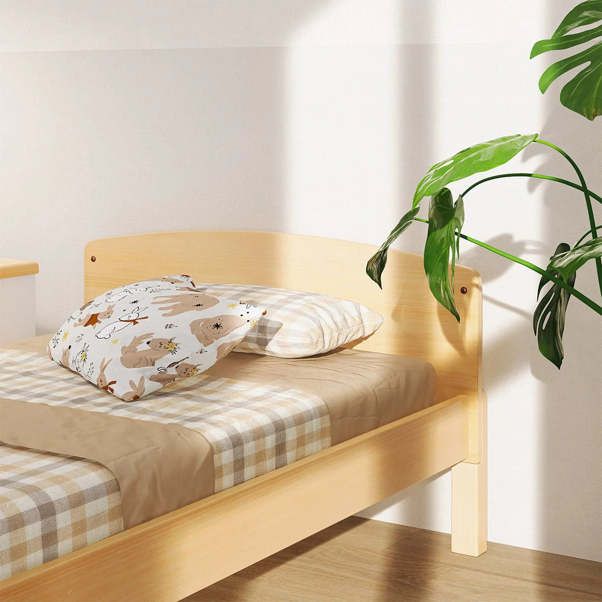 Boori - Kids Matilda Single Floor Bed_Barley White